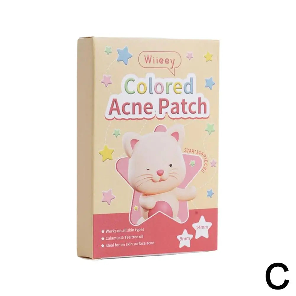 144pcs Mini Star Invisible Acne Removal Pimple Patch Beauty Face Acne Spot Face Pimple Acne Skin Concealer Tool Stickers